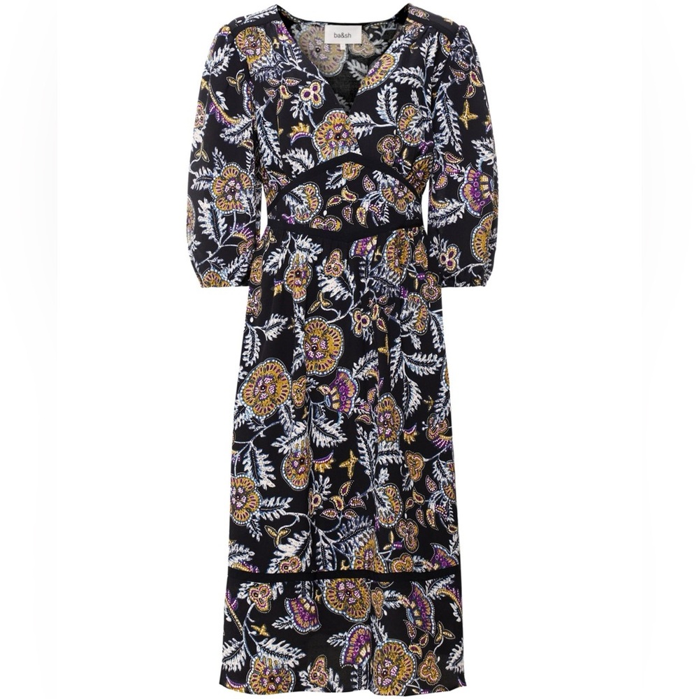 BA&SH Vienne Midi Dress SIZE XS. Never worn.